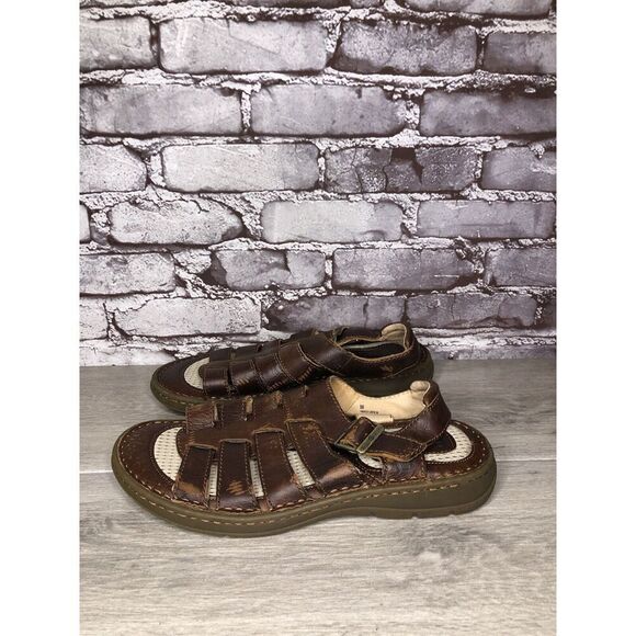 Born Brown Leather Fisherman Casual Adjustable Strap Sandals Men’s Sz 8M US/41EU main image 16